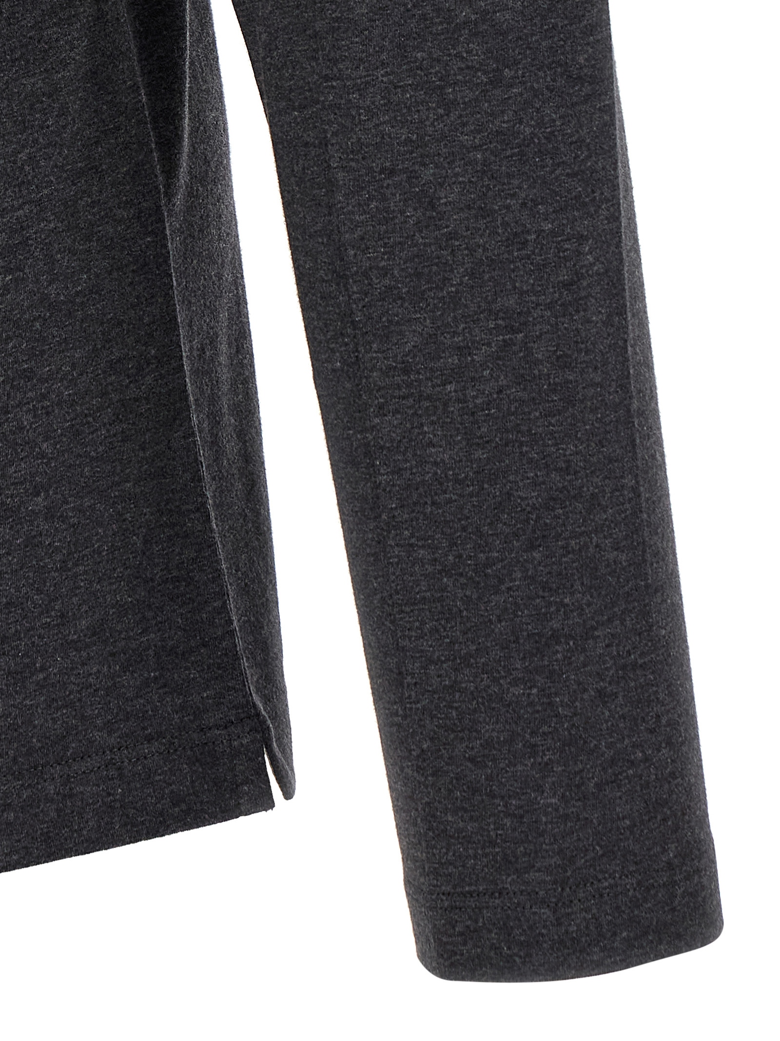 Gray Cotton T Shirt