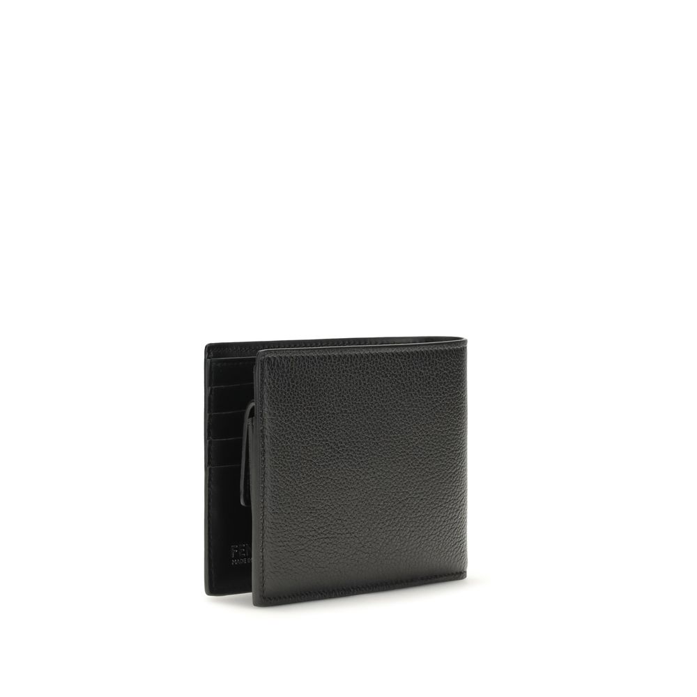 Black Calf Leather Bos Taurus Wallet