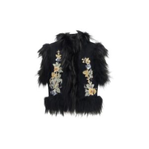 Black Wool Oves Aries Sleeveless Jacket