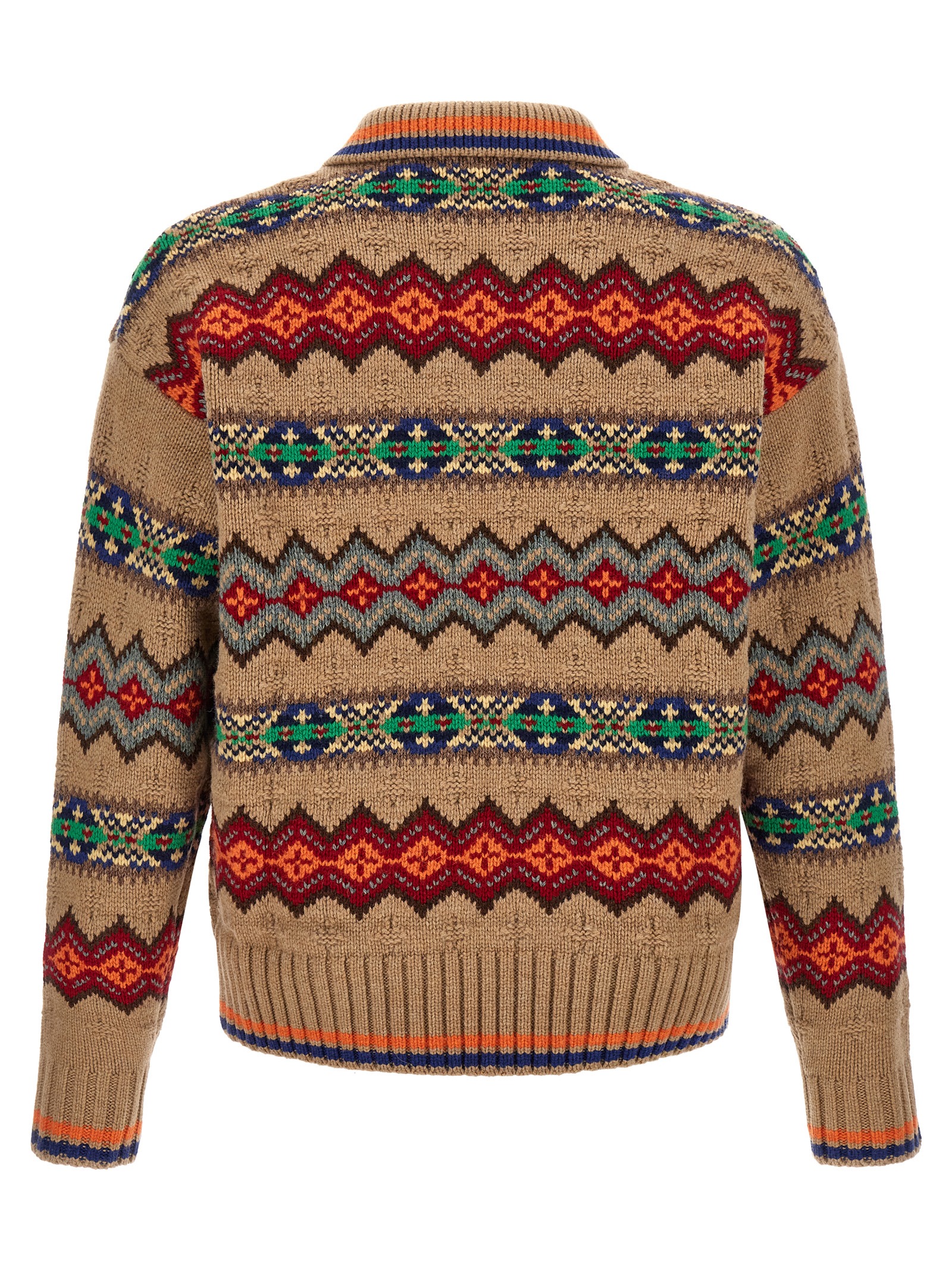 Multicolor Wool Cardigan
