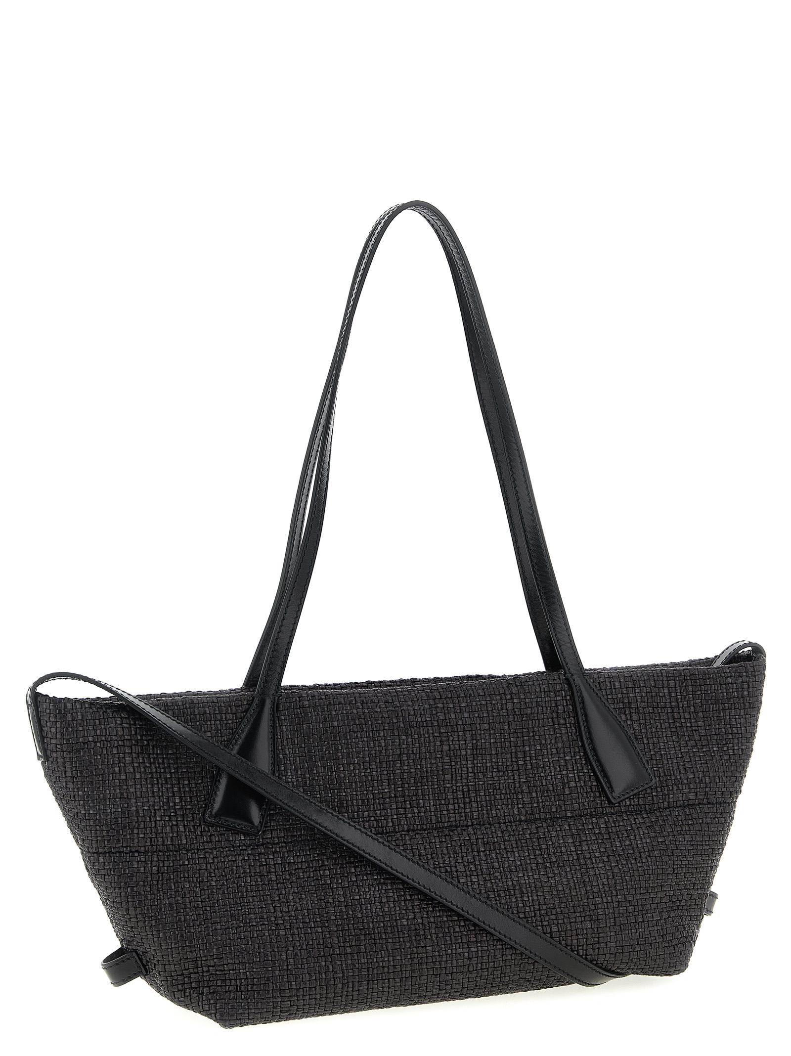 Black Polyamide Tote Bag