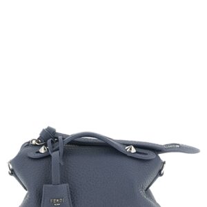Blue Calfskin Clutch Bag