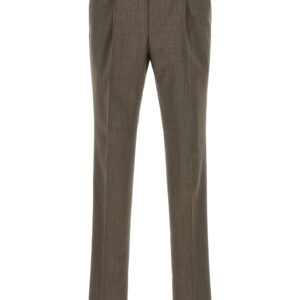 Brown Wool Dress Pants
