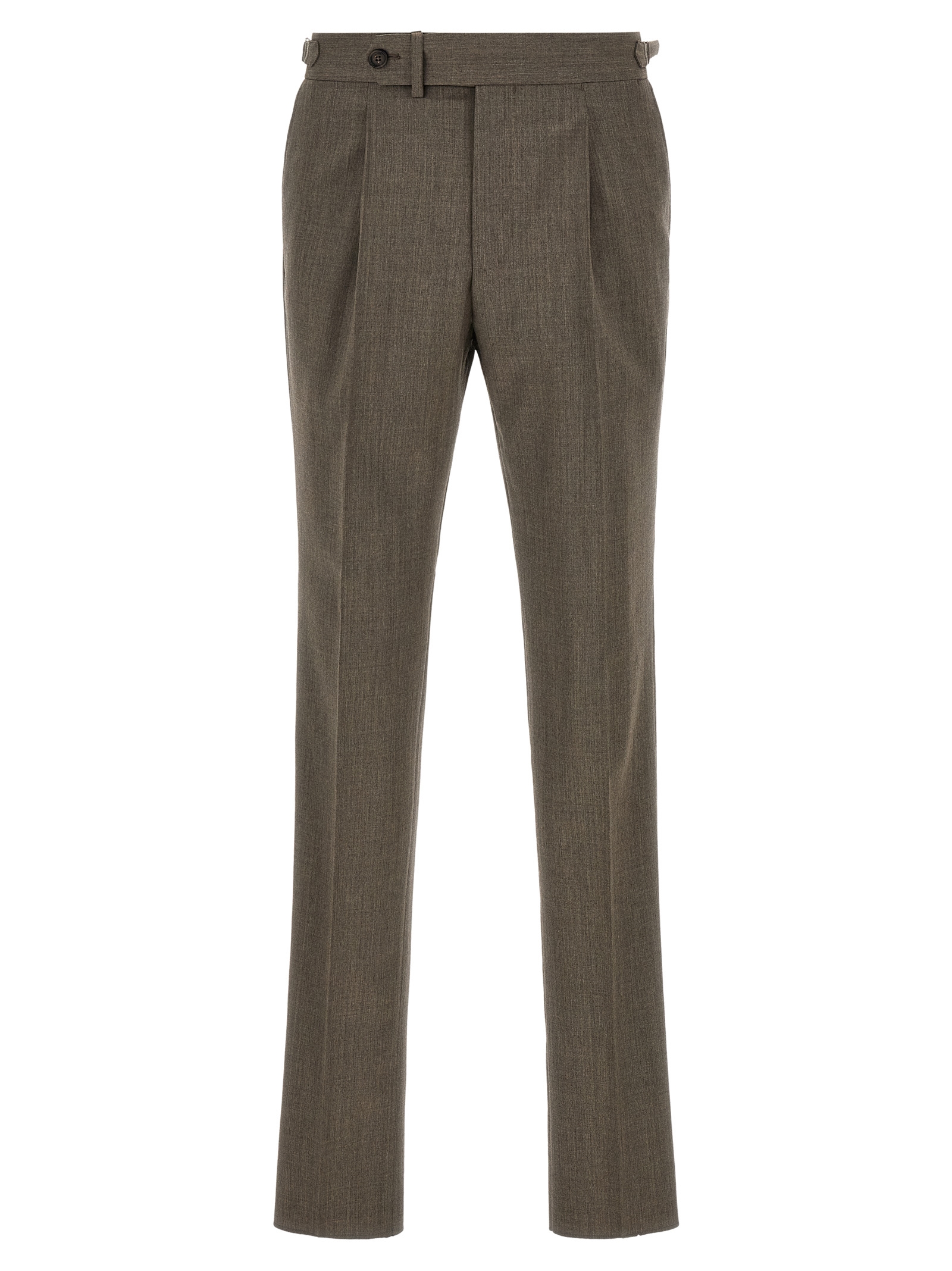 Brown Wool Dress Pants