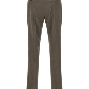Brown Wool Dress Pants