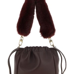Bordeaux Lambskin Shoulder Bag