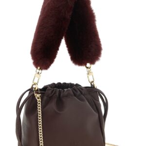 Bordeaux Lambskin Shoulder Bag
