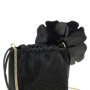 Black Polyethylene Clutch Bag