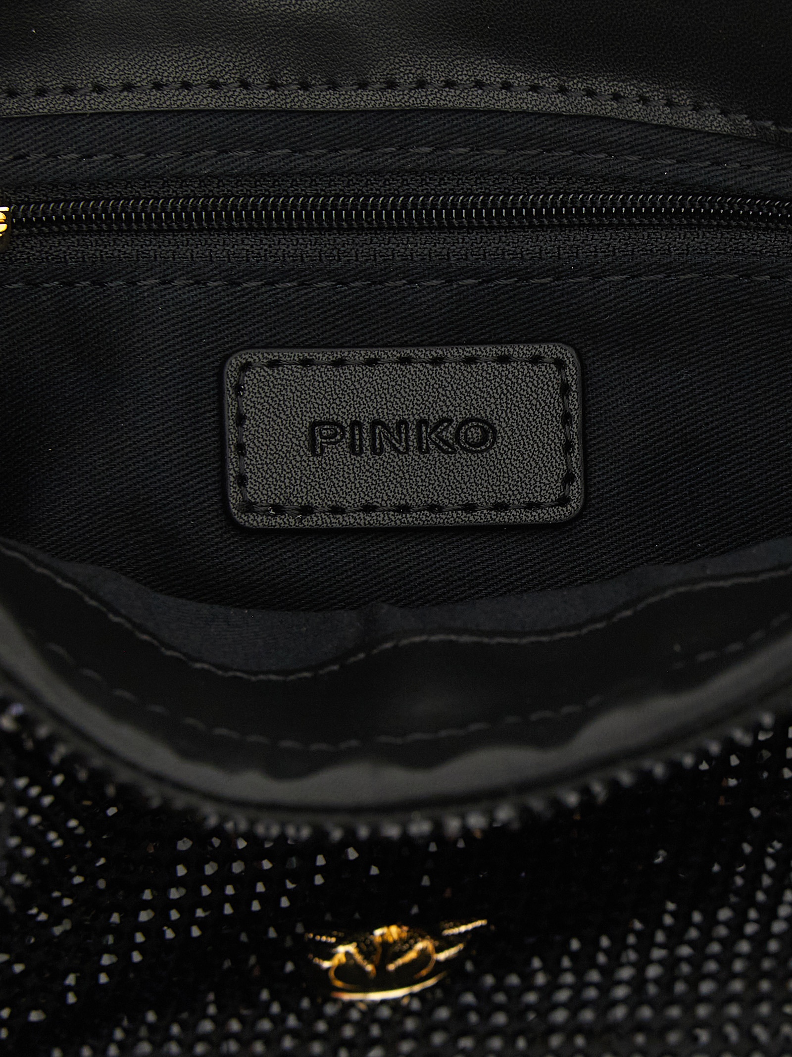 Black Polyethylene Clutch Bag