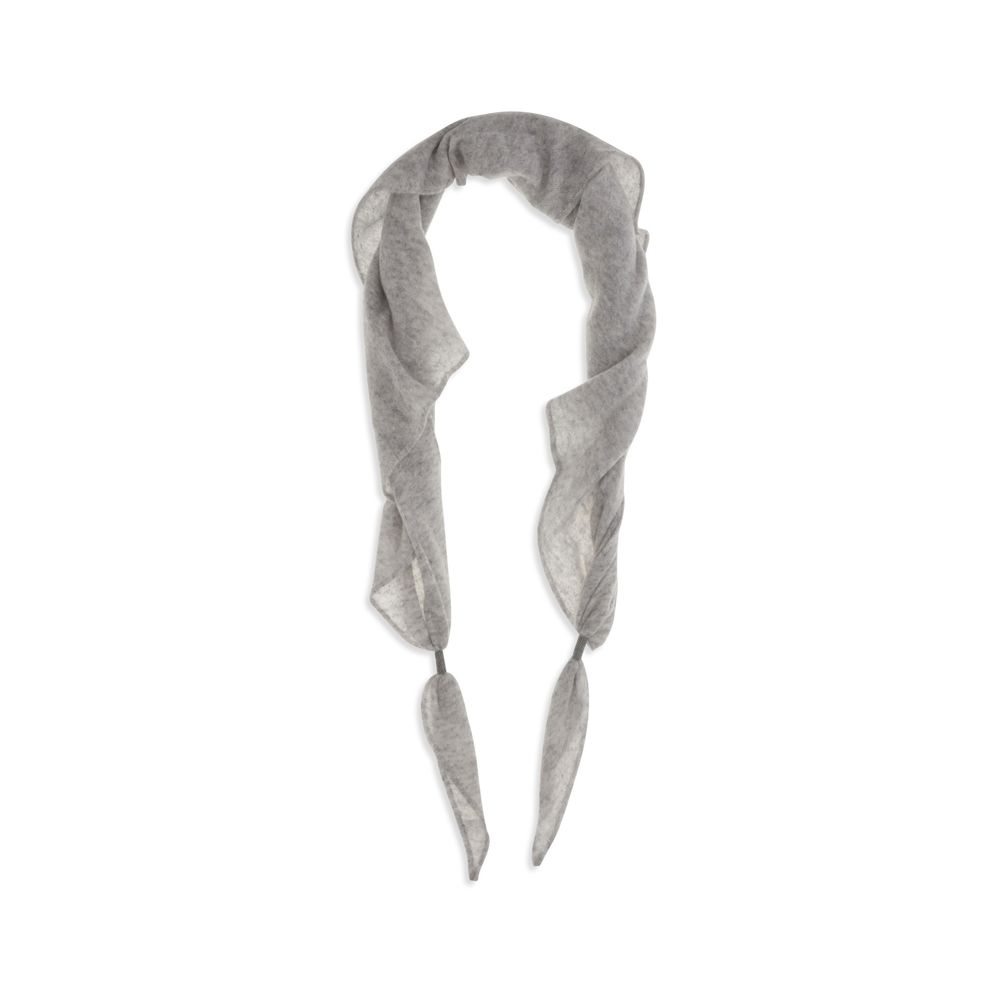 Gray Cashmere Foulard