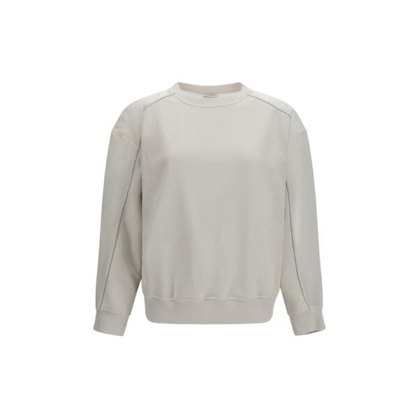 White Cotton Sweatshirt
