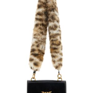 Black Calfskin Shoulder Bag