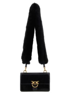 Black Calfskin Shoulder Bag