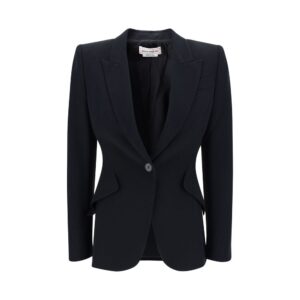 Black Acetate Blazer