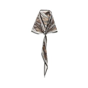 Beige Silk Foulard