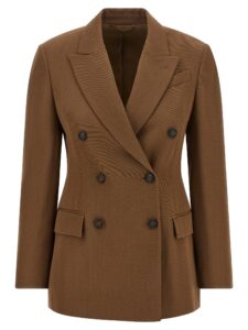 Brown Virgin Wool Blazer