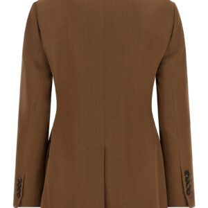 Brown Virgin Wool Blazer