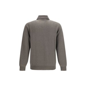 Brown Cashmere Polo Shirt