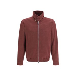 Bordeaux Wool Oves Aries Full Length Jacket