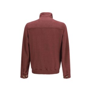 Bordeaux Wool Oves Aries Full Length Jacket