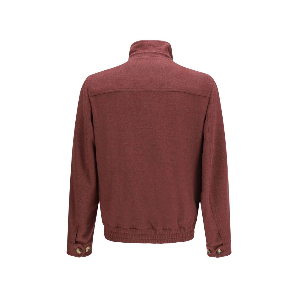 Bordeaux Wool Oves Aries Full Length Jacket