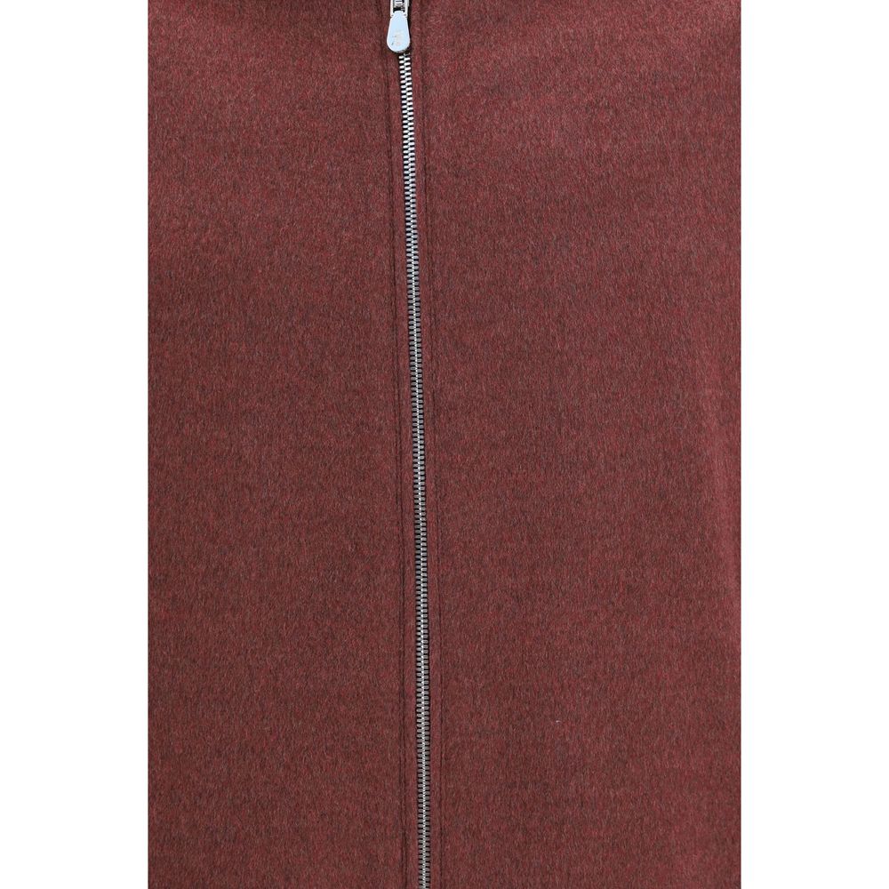Bordeaux Wool Oves Aries Full Length Jacket
