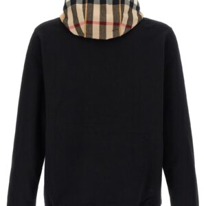 Black Cotton Sweatshirt