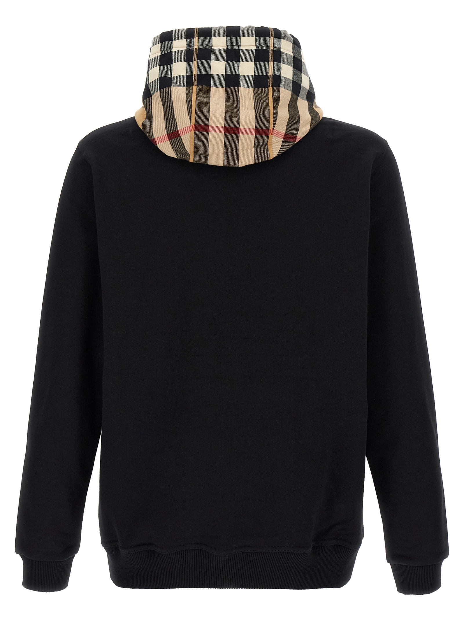 Black Cotton Sweatshirt