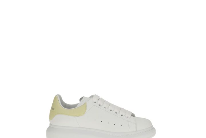 White Calf Leather Bos Taurus Chunky Sneakers