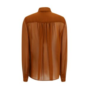 Brown Viscose Blouse
