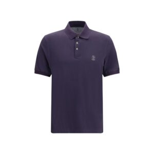 Purple Cotton Polo Shirt