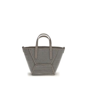 Gray Calf Leather Bos Taurus Shoulder Bag