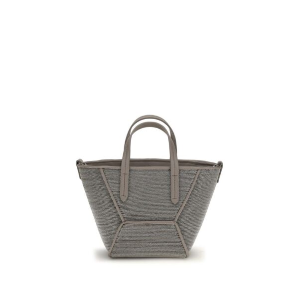 Gray Calf Leather Bos Taurus Shoulder Bag