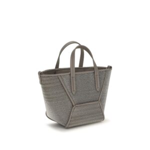 Gray Calf Leather Bos Taurus Shoulder Bag