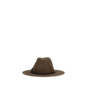 Brown Eco Fabric Fedora