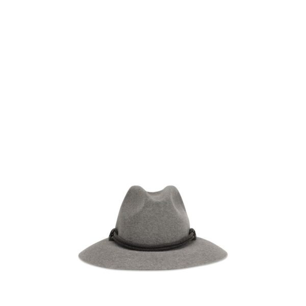 Gray Eco Fabric Fedora