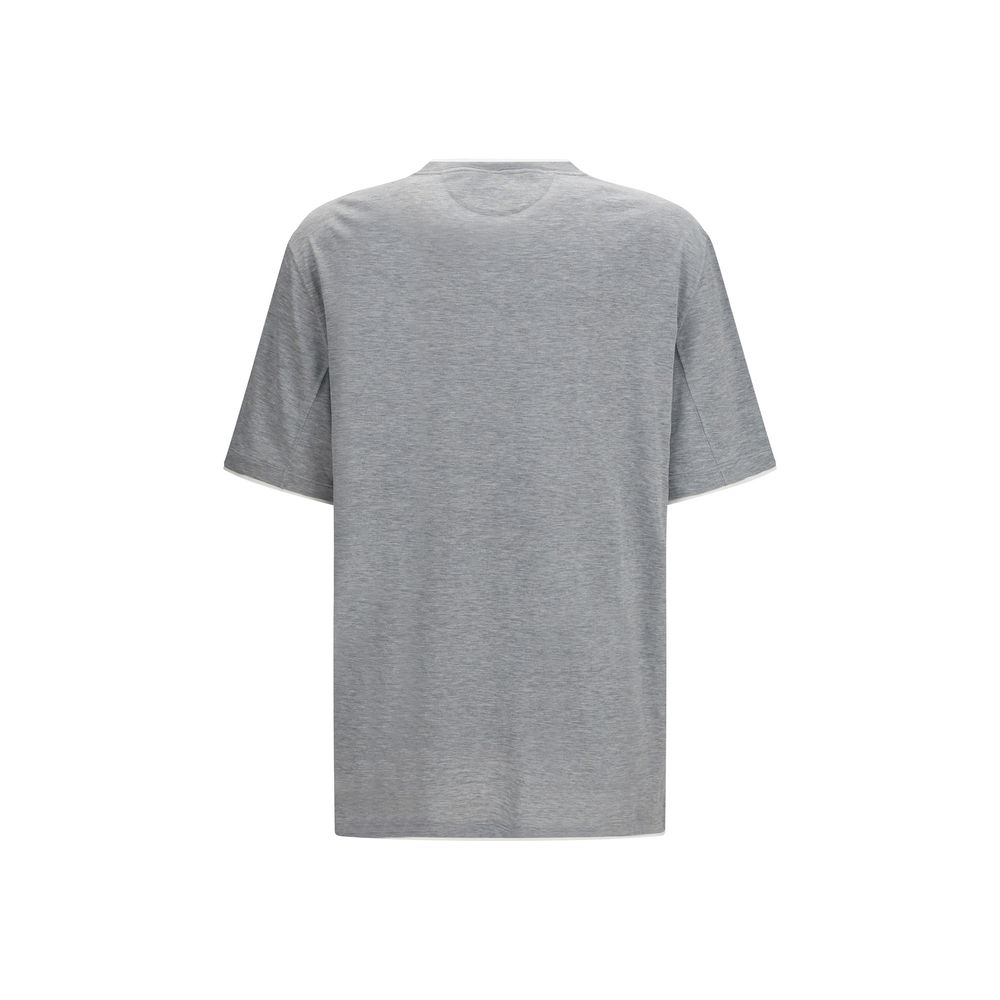 Gray Cotton T Shirt