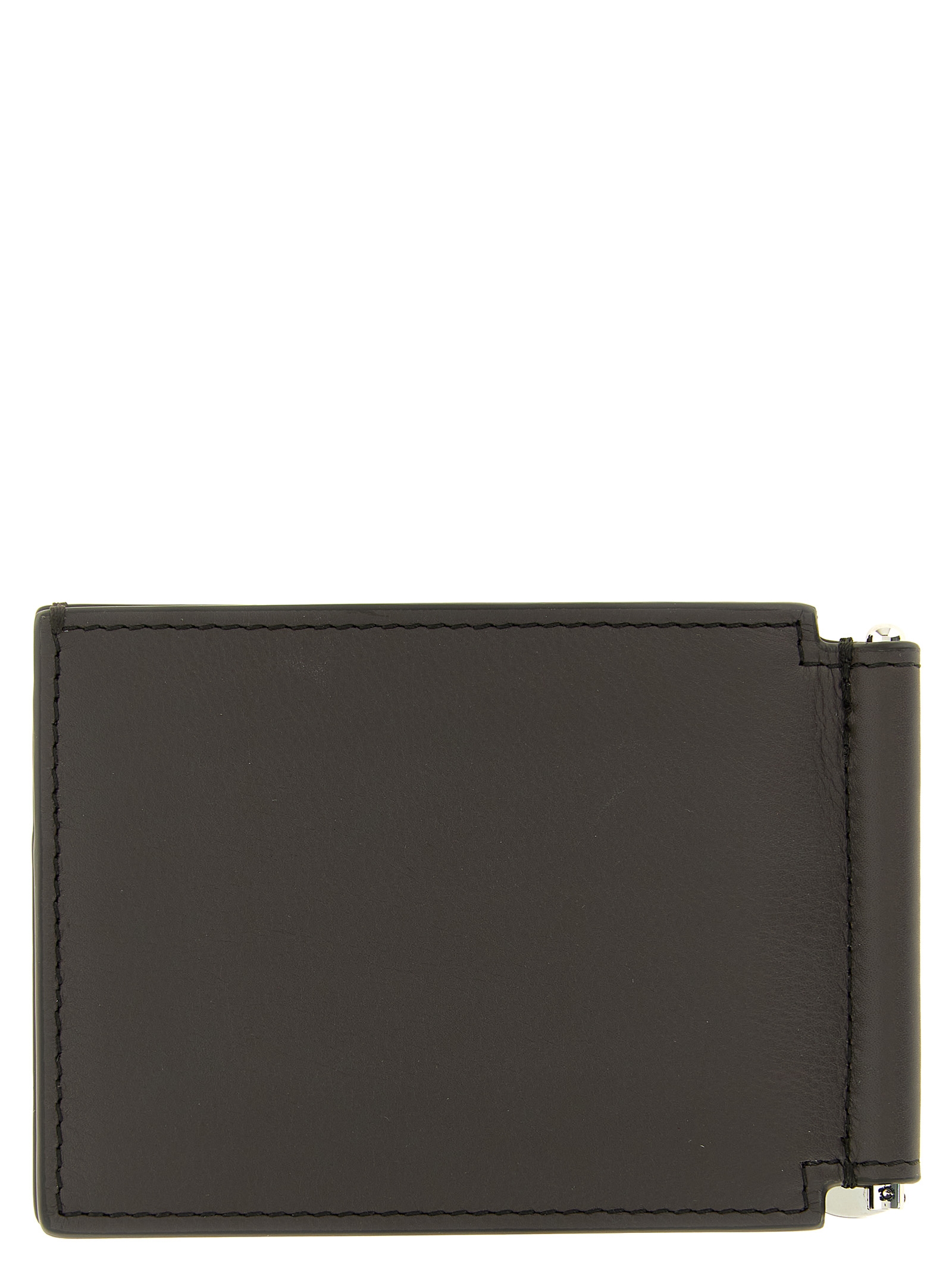 Brown Calfskin Money Clip