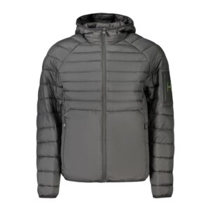 Black Polyester Men’s Jacket