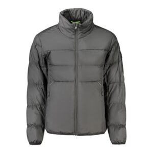Black Polyester Men’s Jacket
