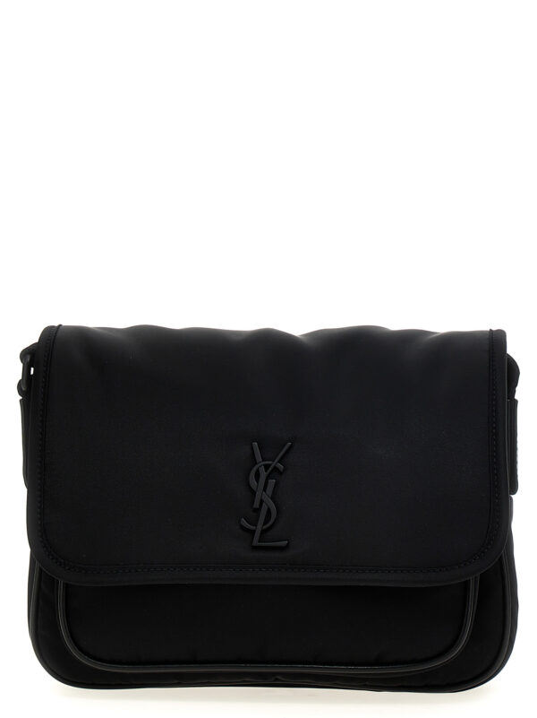 Black Polyamide Crossbody Bag