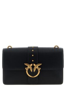 Black Goatskin Crossbody Bag