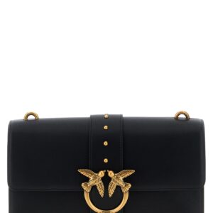 Black Goatskin Crossbody Bag