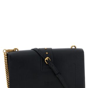 Black Goatskin Crossbody Bag