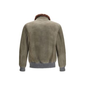 Bicolor Cashmere Bomber