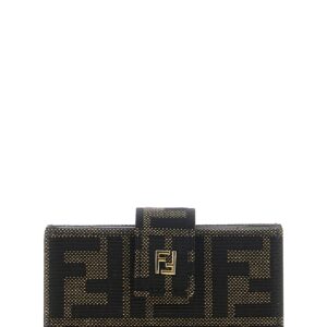 Brown Polyester Cardholder