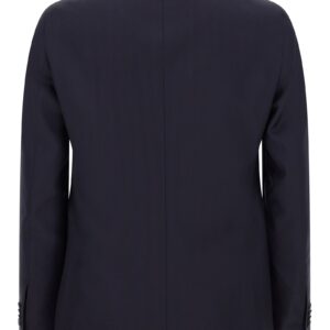 Blue Virgin Wool Two Piece Suit