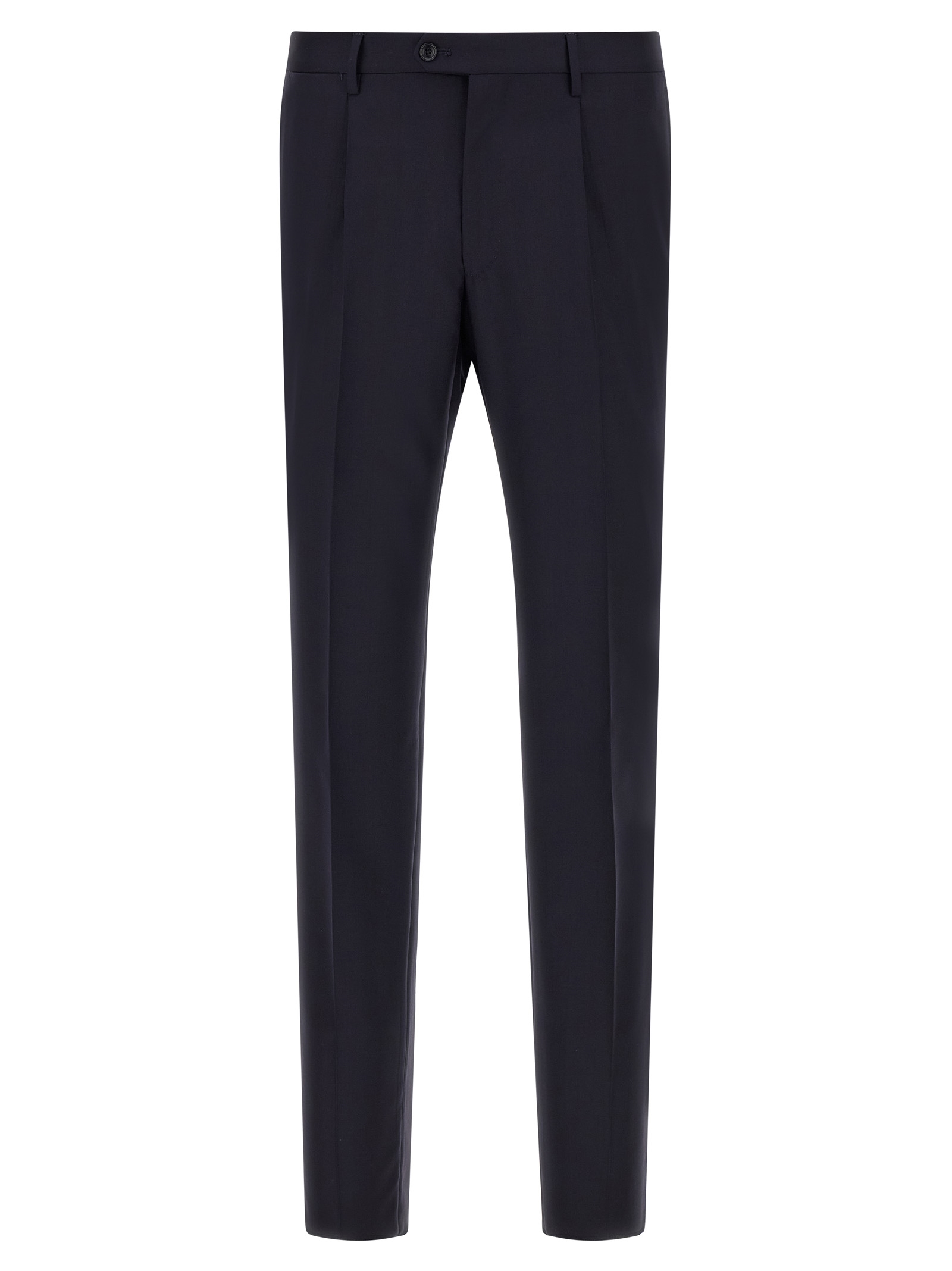 Blue Virgin Wool Two Piece Suit