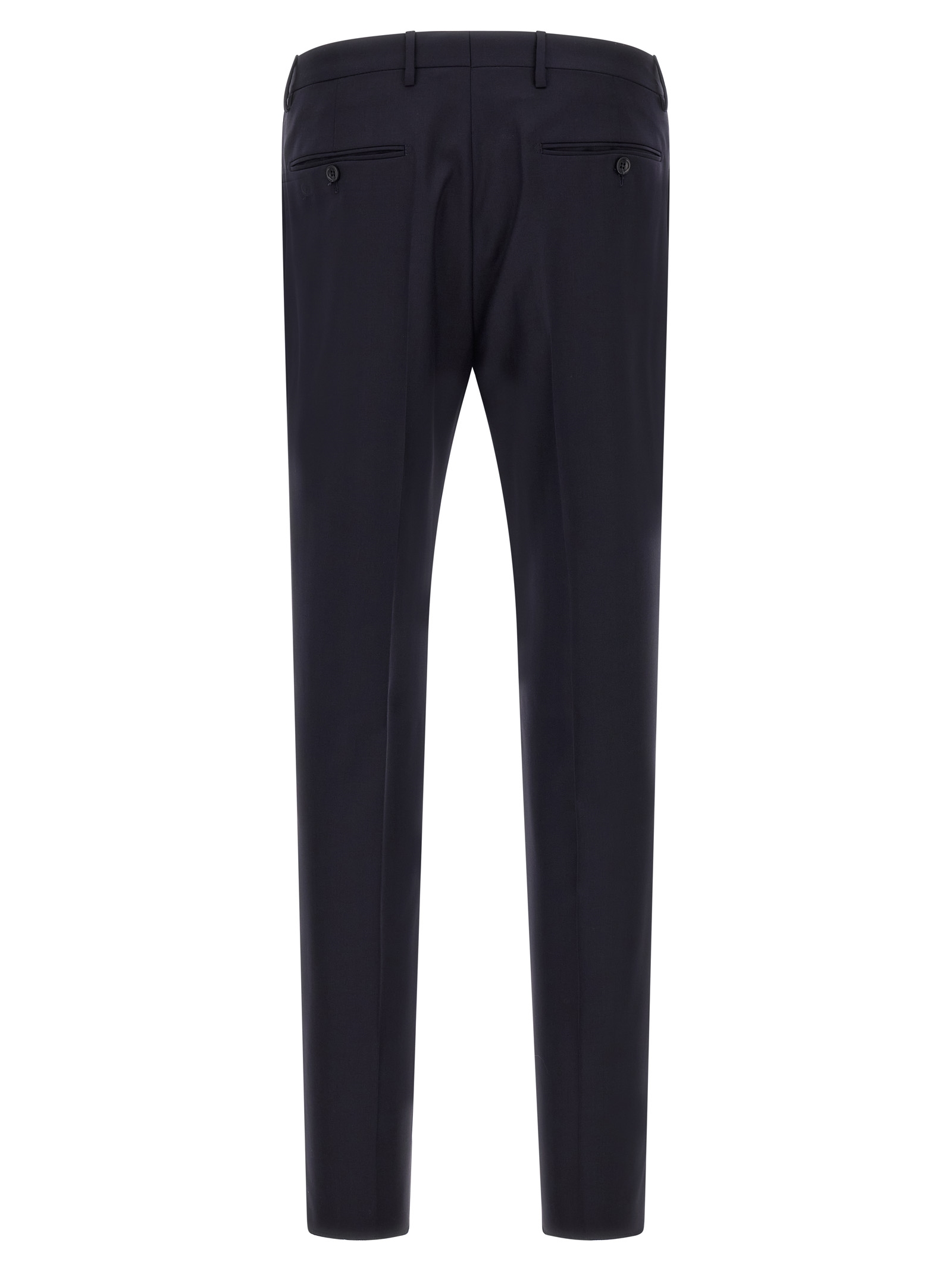 Blue Virgin Wool Two Piece Suit
