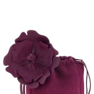 Purple Lambskin Clutch Bag